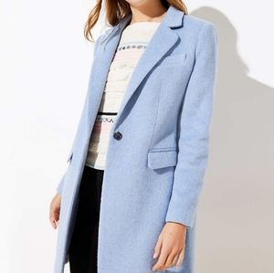 NEW LOFT Peri Blue Heather Modern Coat